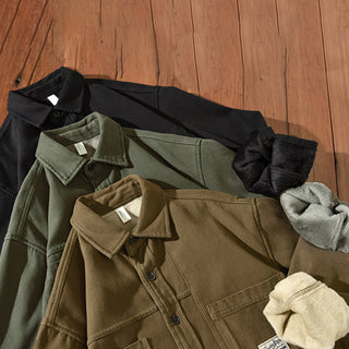 Alban | Surchemise cargo en polaire