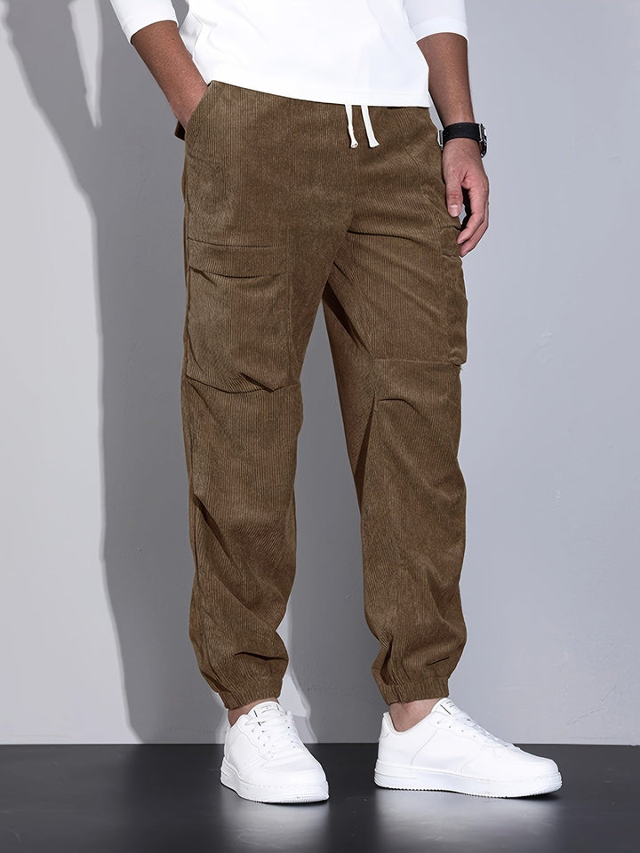 Roch | Pantalon cargo en velours côtelé