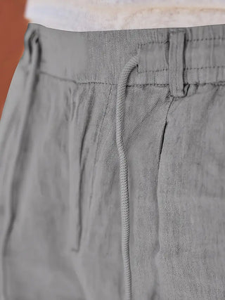 Martial | Pantalon large en lin à cordon