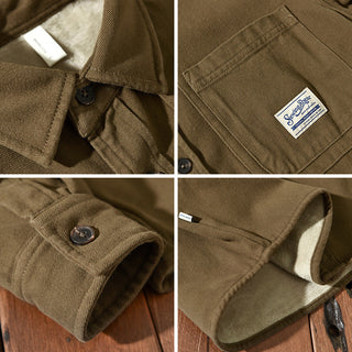 Alban | Surchemise cargo en polaire