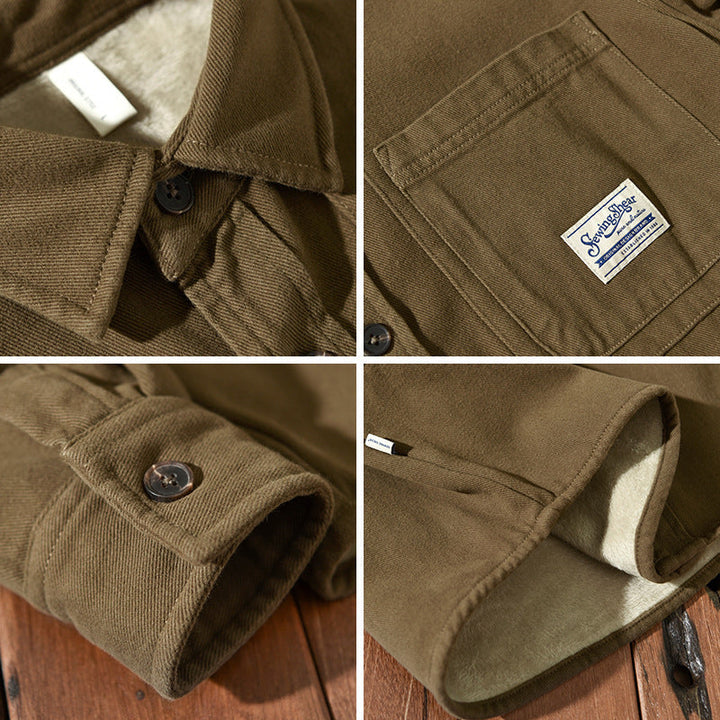 Alban | Surchemise cargo en polaire