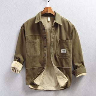 Alban | Surchemise cargo en polaire