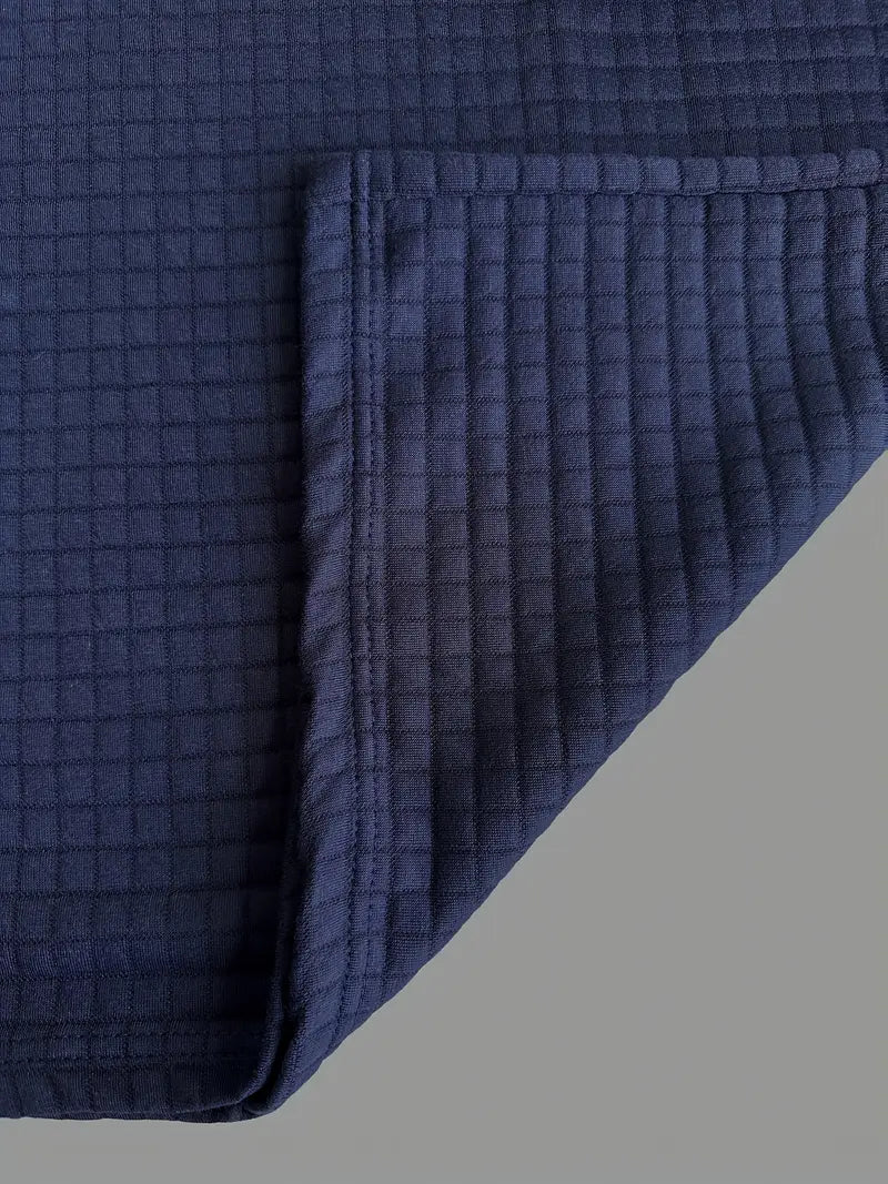 Quentin | Polo texturé à manches longues