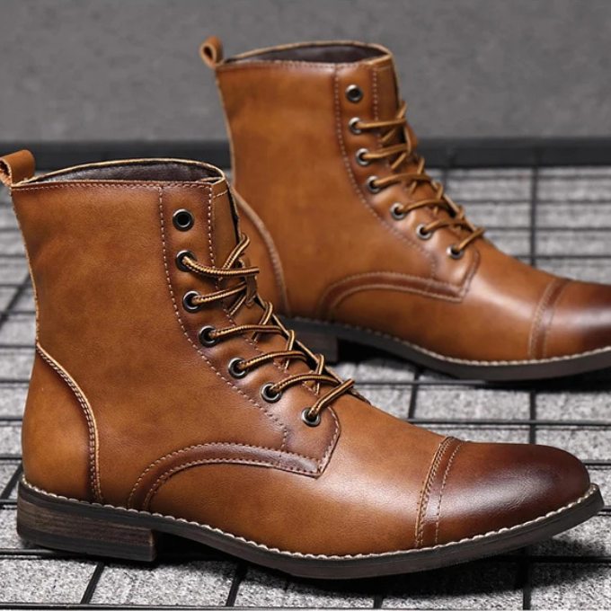 Tancrède | Bottines de ville patinées