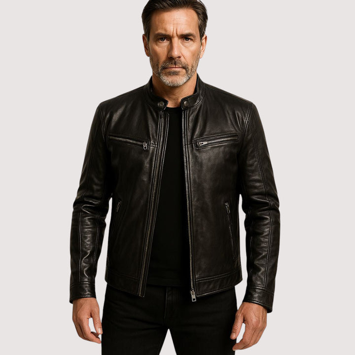 Victor | Veste en cuir élégante