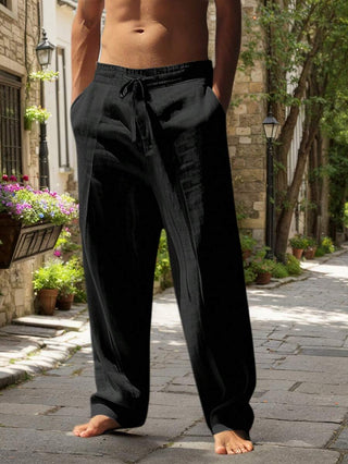 Prosper | Pantalon léger en lin à cordon