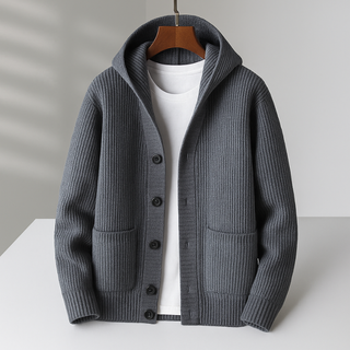 Pierre | Cardigan à capuche