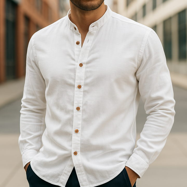 Victorien | Chemise en lin et coton