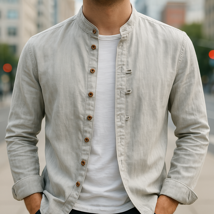 Victorien | Chemise en lin et coton