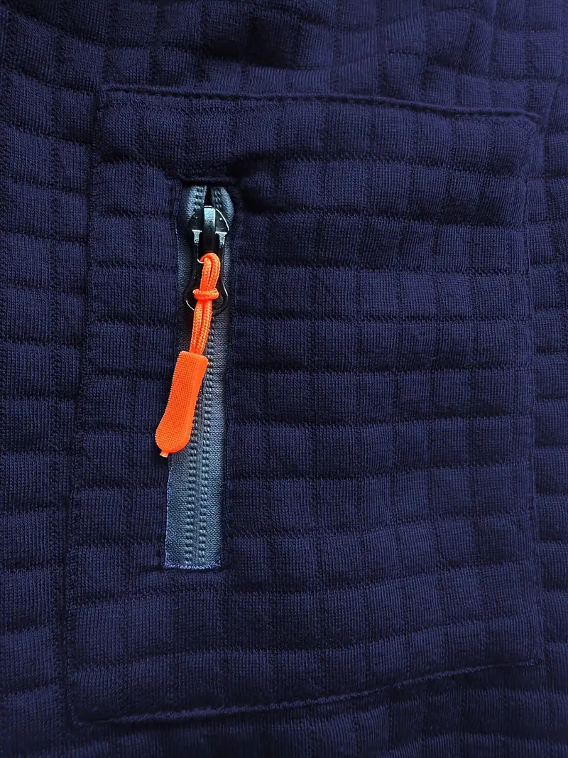Quentin | Polo texturé à manches longues