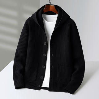 Pierre | Cardigan à capuche
