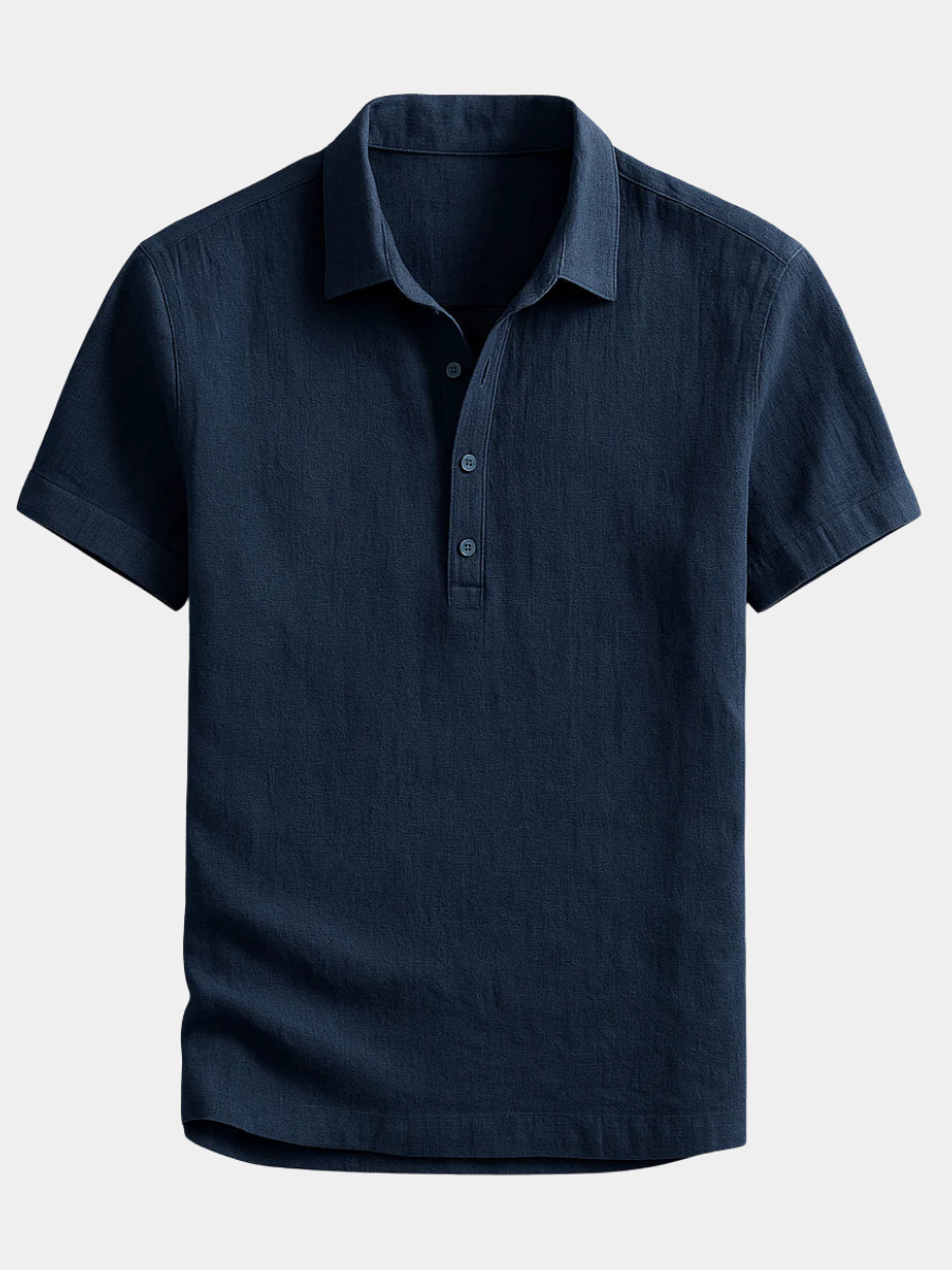 David – polo en lin pour homme
