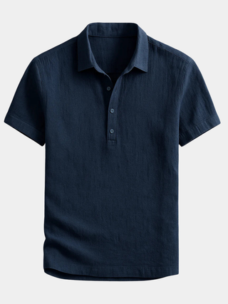 David – polo en lin pour homme