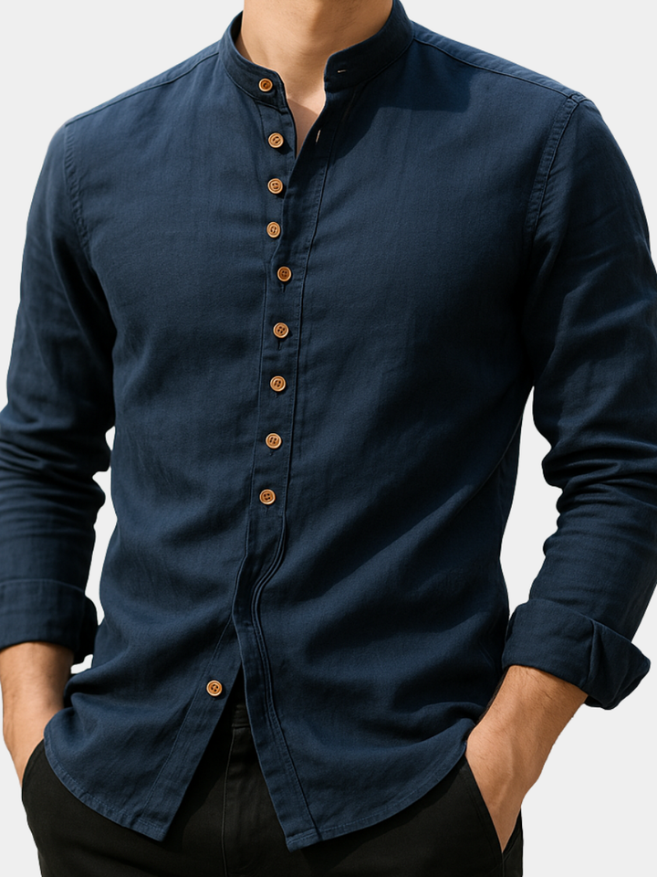 Victorien – chemise en lin et coton pour homme