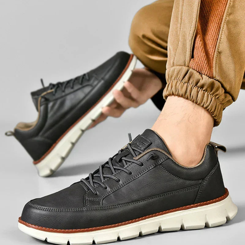 Bertrand | Baskets confort en cuir