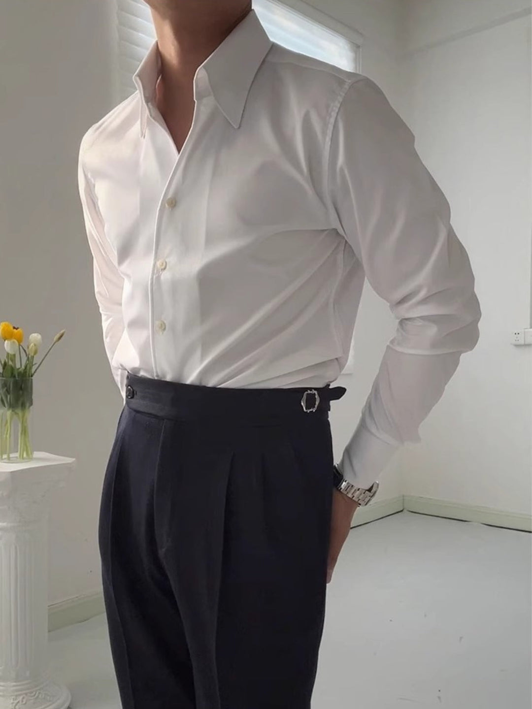 Amaury | Chemise ajustée en bambou