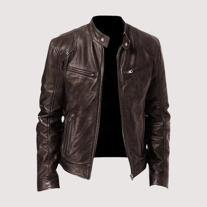 Victor | Veste en cuir élégante
