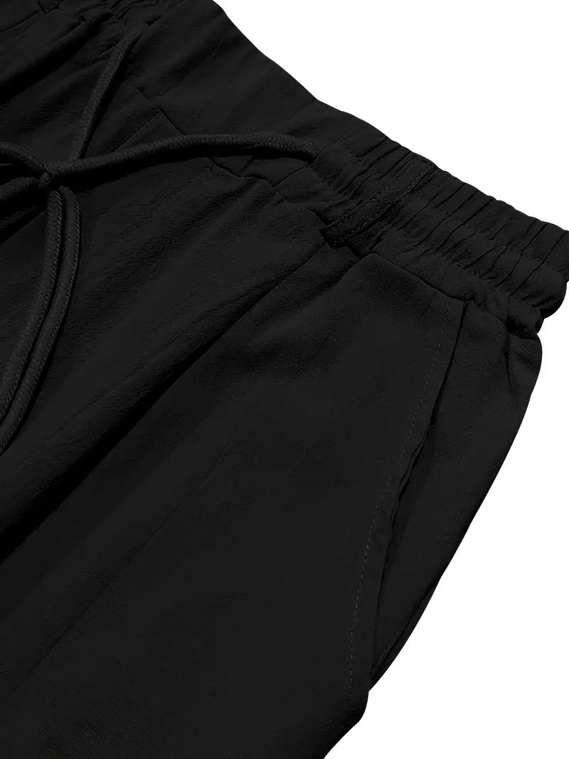 Martial | Pantalon large en lin à cordon