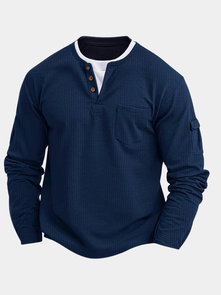 Michel – chemise moderne à manches longues pour homme