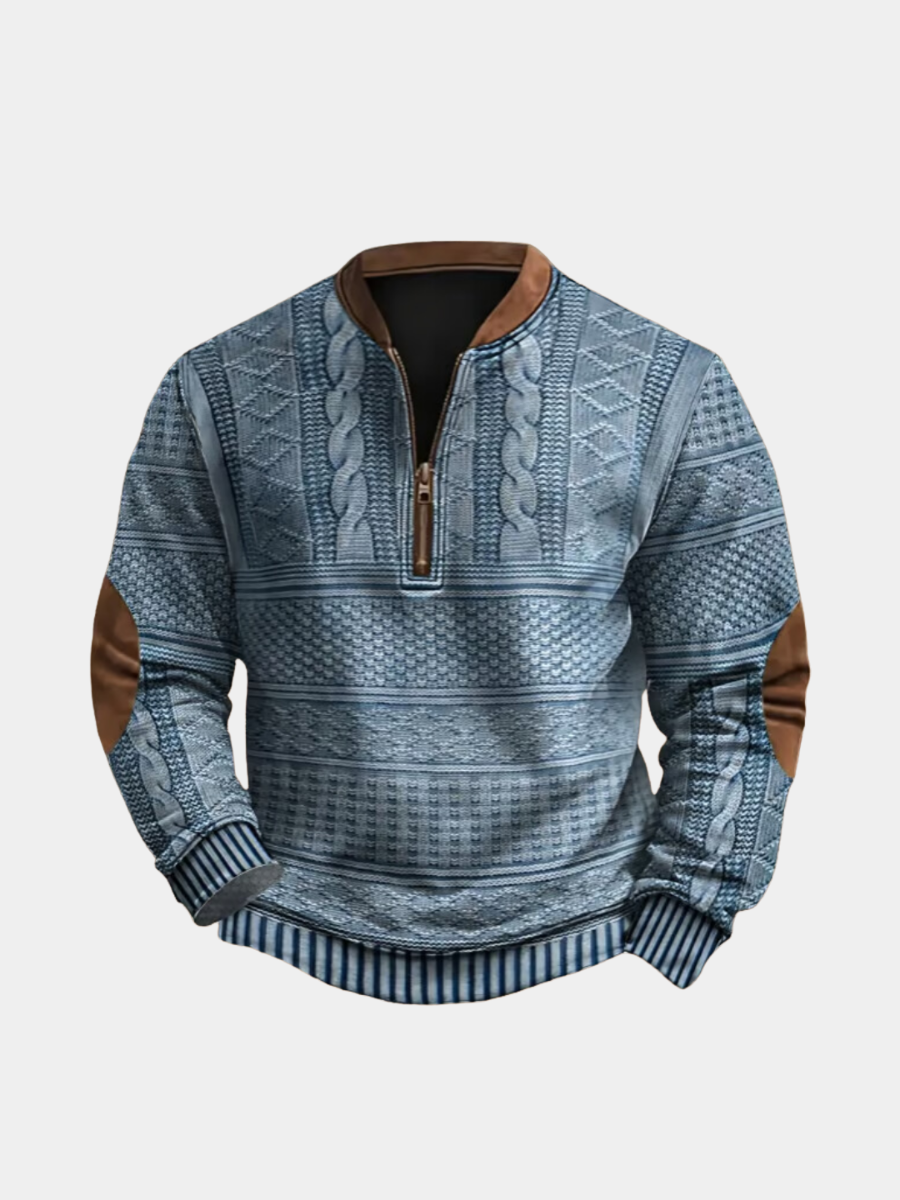 Léon – polo élégant d'automne pour homme