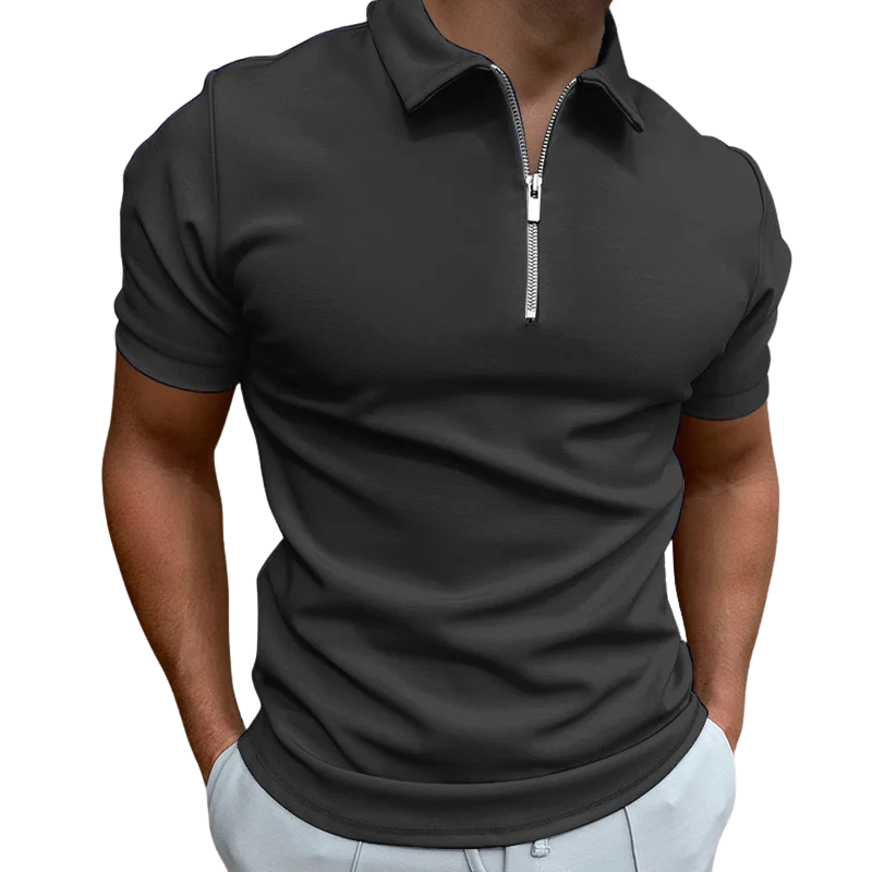 Cyril | Polo moderne col zippé