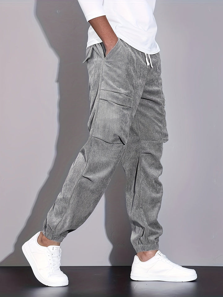 Roch | Pantalon cargo en velours côtelé