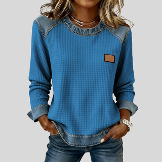 Delancine | Sweat-shirt patchwork