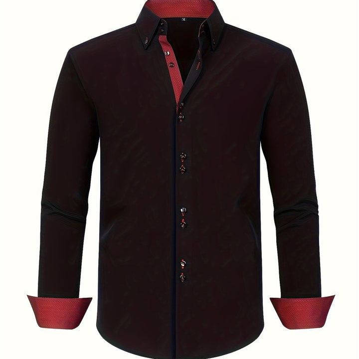 Adrien | Chemise légère à détails contrastés