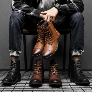 Tancrède | Bottines de ville patinées