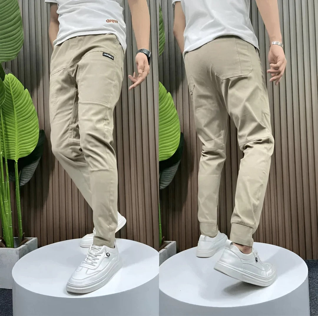 Théo | Pantalon cargo élastique