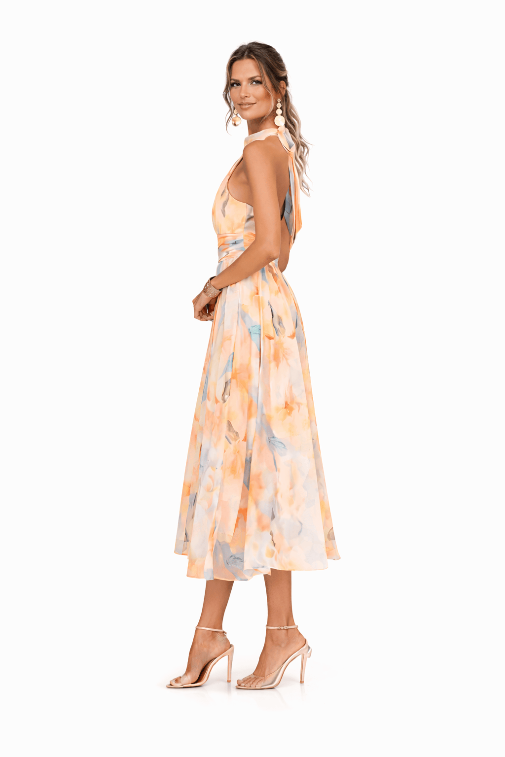 Esther | Robe à col américain