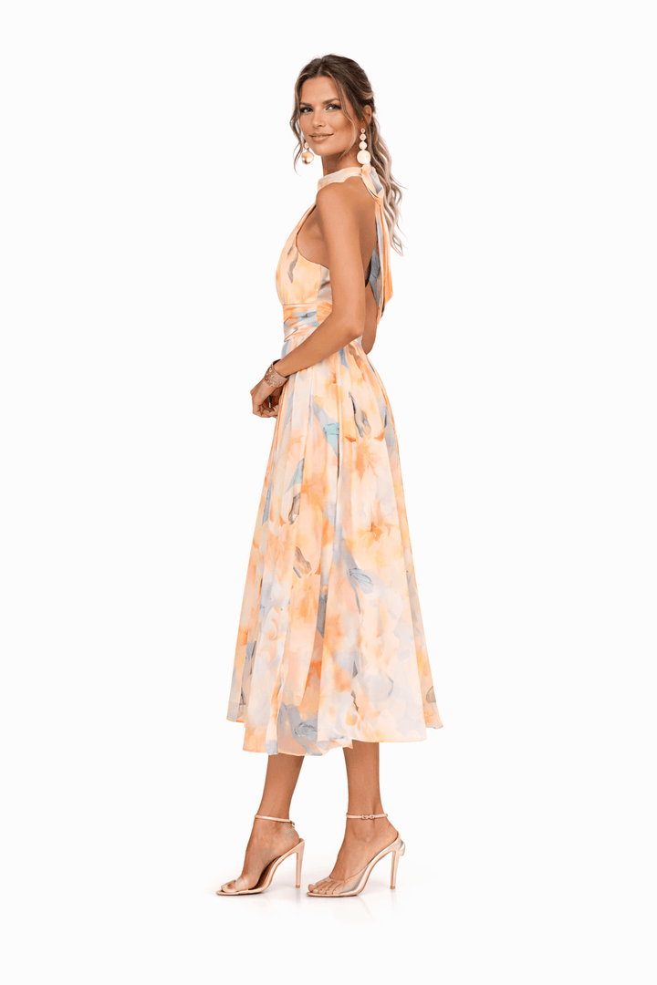 Esther | Robe à col américain