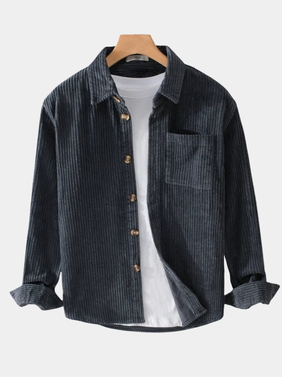 Blaise – chemise en velours côtelé pour homme