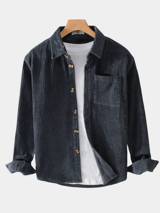 Blaise – chemise en velours côtelé pour homme