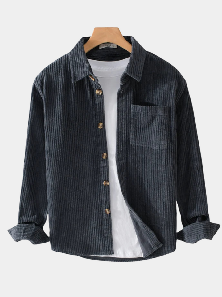 Blaise – chemise en velours côtelé pour homme