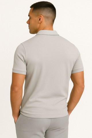Cyril | Polo moderne col zippé