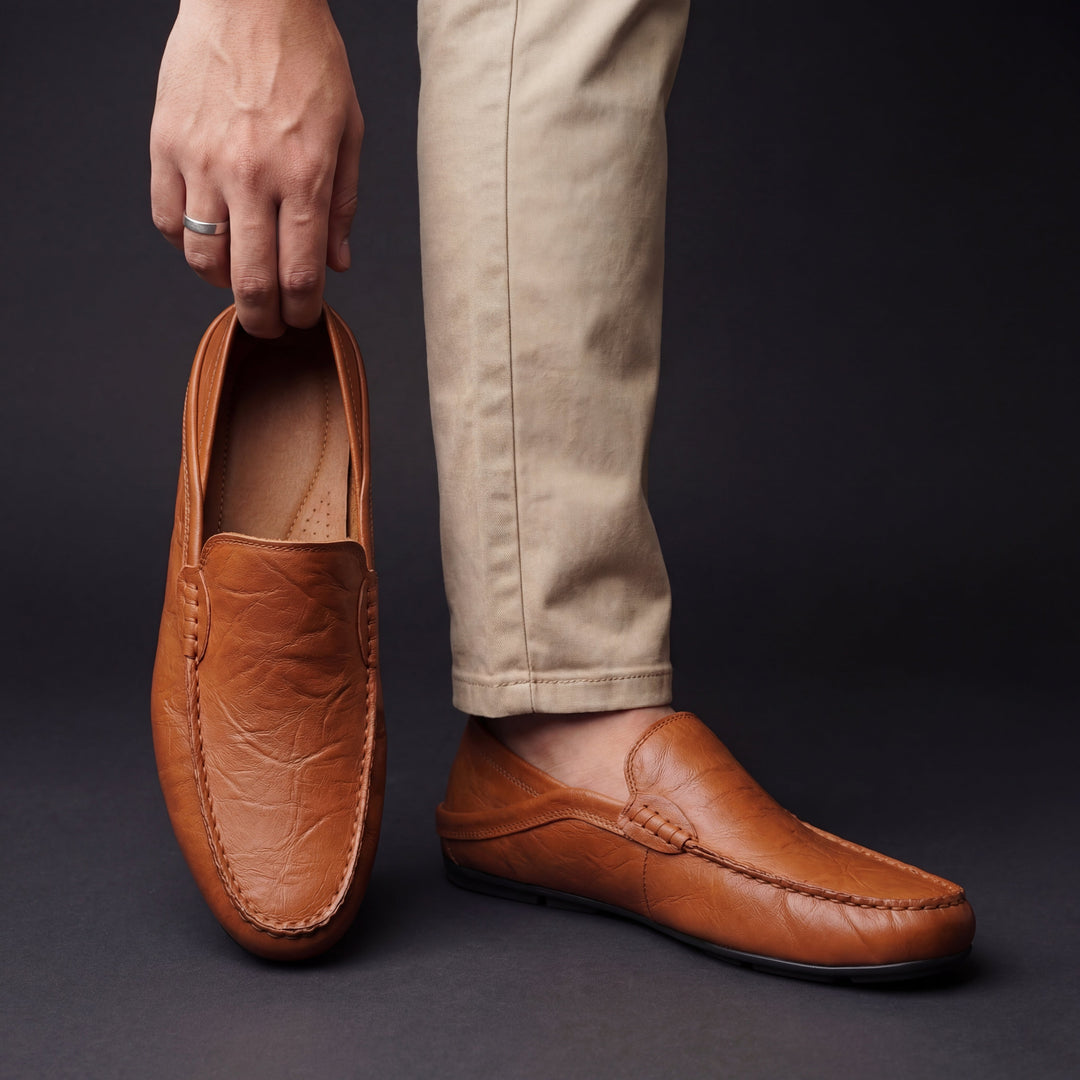 Antoine | Mocassins en cuir souple