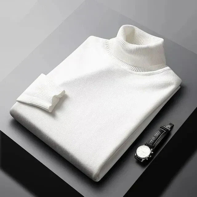 Rémi | Pull col roulé en maille