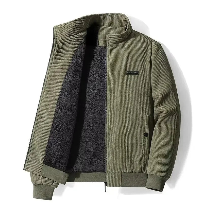 Eugène | Veste en velours côtelé doublée polaire