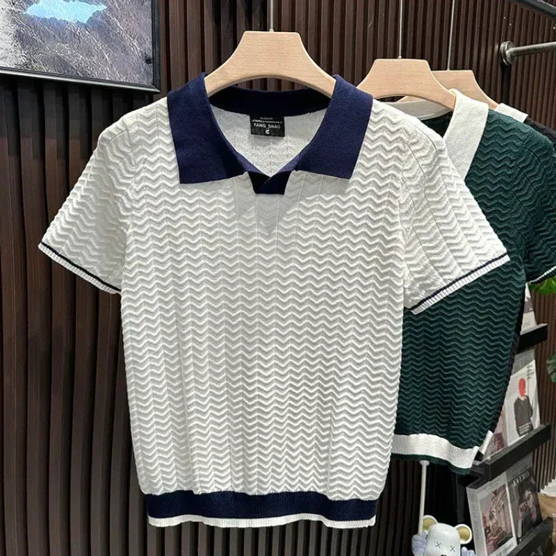 Dominique | Polo en maille bouclette