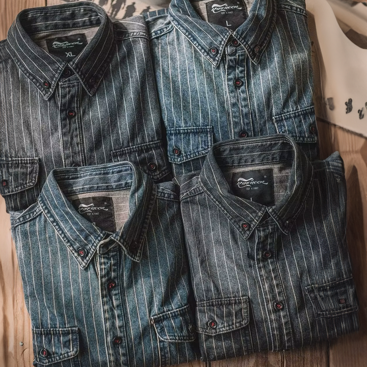 Edgar | Chemise rayée à manches longues