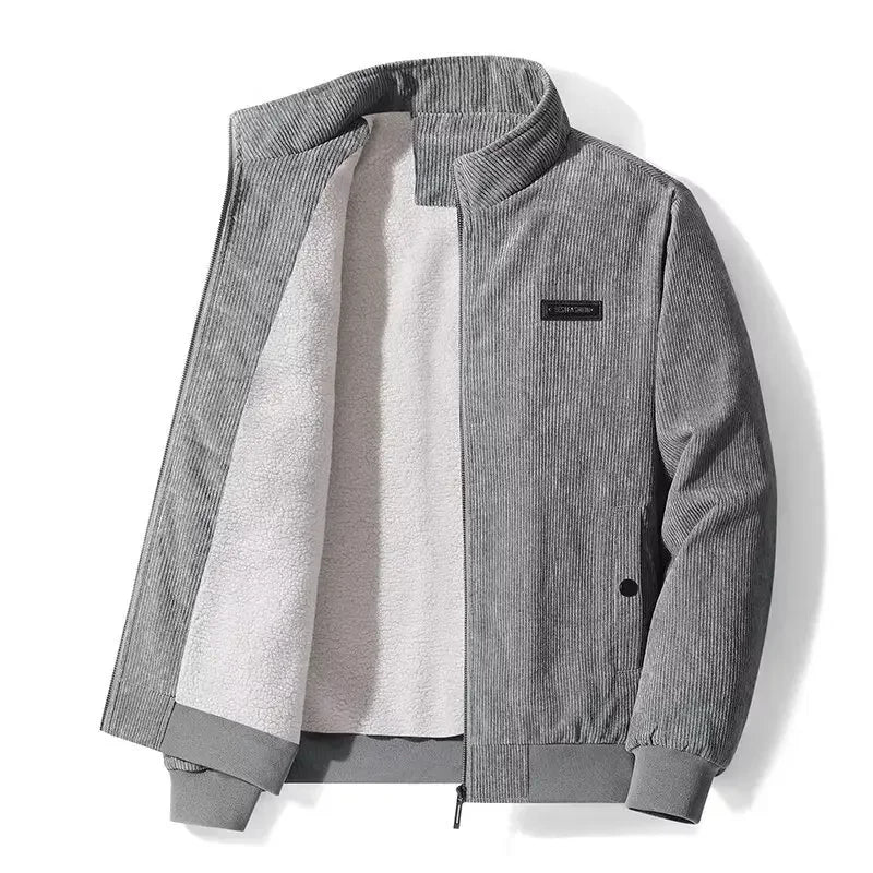 Eugène | Veste en velours côtelé doublée polaire