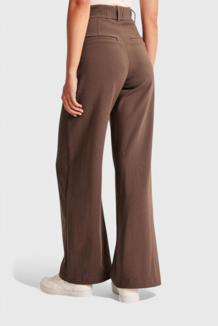 Marine | Pantalon jambes larges
