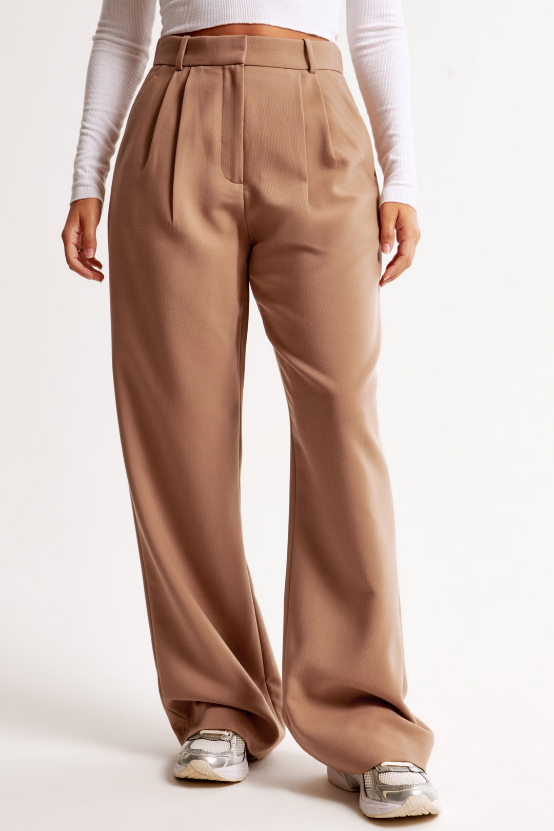 Marine | Pantalon jambes larges