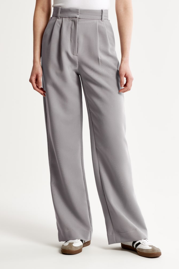 Marine | Pantalon jambes larges