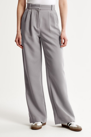 Marine | Pantalon jambes larges
