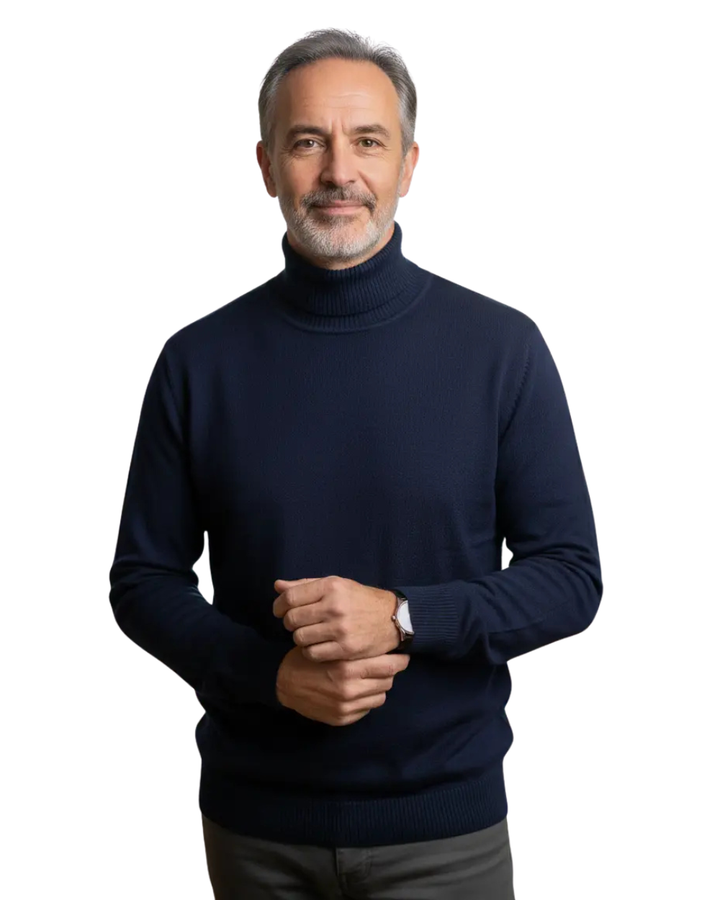 Rémi | Pull col roulé en maille
