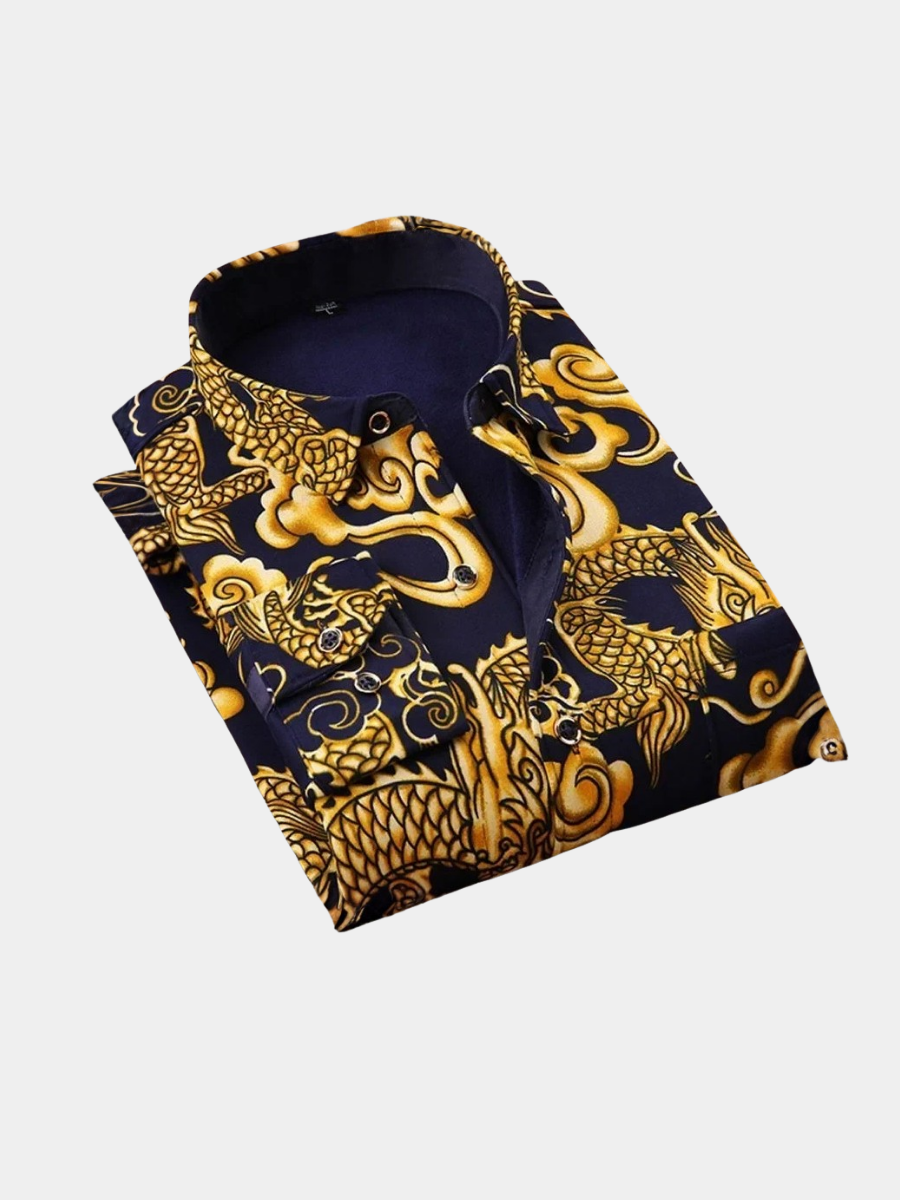 Anselme – polo imprimé pour homme