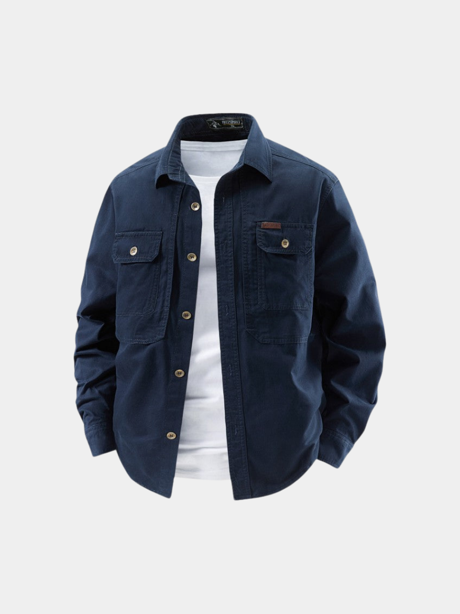 Calixte – chemise utilitaire à manches longues pour homme