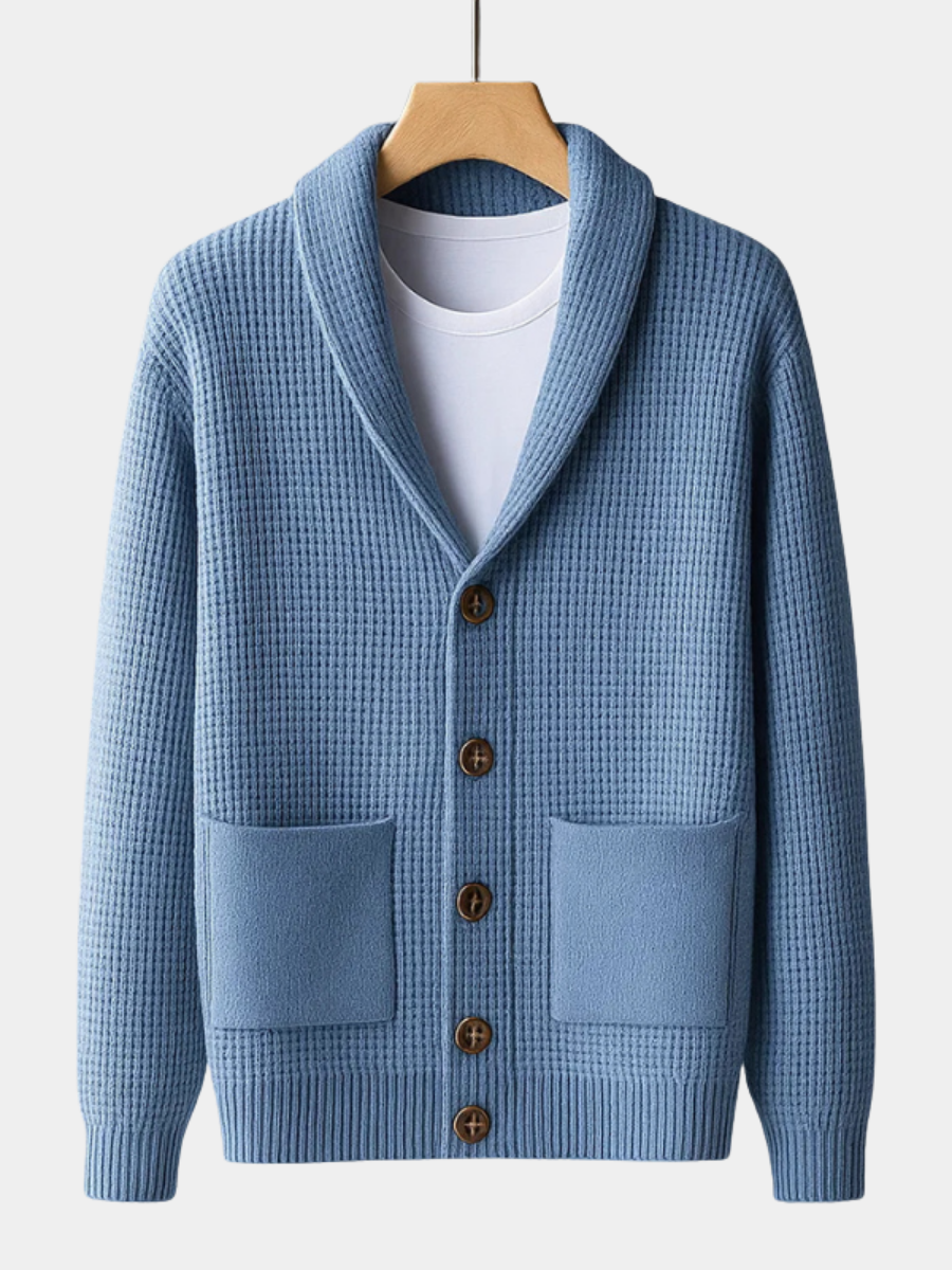 Baudouin – cardigan en cachemire pour homme